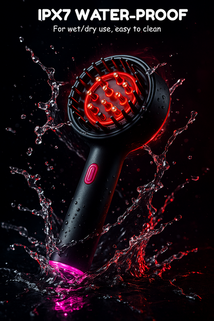Mavlo 3-in-1 Smart Brush for Hair Growth - Red Light Therapy